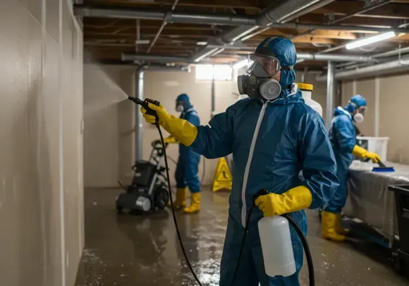 Basement Sanitization and Antimicrobial Treatment process in La Vale, MD